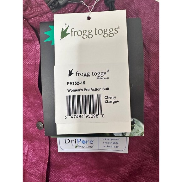 Frogg Toggs Womens XLarge Proaction 3-Layer Travel Sports Rain Suit  Waterproof - Picture 3 of 8